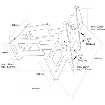 ПРОЧНАЯ НАСТЕННАЯ РУЧКА ДЛЯ ТВ