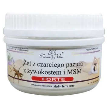 Żel Czarci Pazur Żywokost MSM Forte 350g Farm-Vix