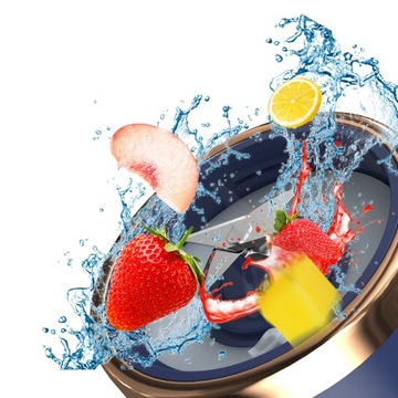 ПОРТАТИВНЫЙ БЛЕНДЕР С 2 БУТЫЛКАМИ ПО 400 МЛ, ШЕСТЬЮ ЛЕЗВИЯМИ, ИДЕАЛЬНО ДЛЯ СМЕШИВАНИЯ