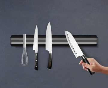 ДЛИННАЯ МАГНИТНАЯ ПОЛОСКА ДЛЯ НОЖЕЙ, ИНСТРУМЕНТОВ, ДЕРЖАТЕЛЬ НОЖА, МАГНИТ 48 СМ