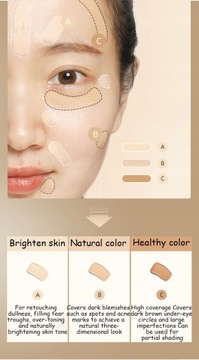 3g TFIT 3-color Concealer Palette Professional