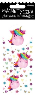 JEDNOROŻCE ZAKŁADKA MAGNETYCZNA NA KSIĄŻKI