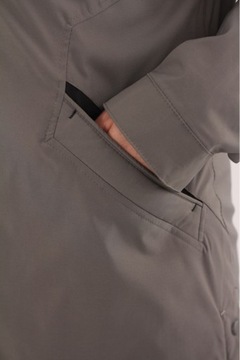 Женская куртка Parka с капюшоном большие переходные размеры длинные элегантные