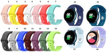 СИЛИКОНОВЫЙ РЕМЕШОК ДЛЯ ЧАСОВ SAMSUNG ACTIVE 42мм 20мм