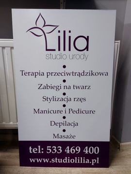 TABLICA dibond 80x120cm SZYLD REKLAMA DIBONDOWA