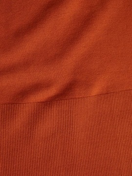JJXX emu sweter z dekoltem pomarańczowy okrągłym S NH2