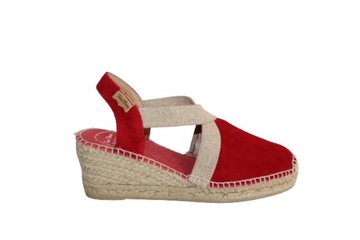 ESPADRYLE TONI PONS TONA VERMELL, RED ROZM. 40