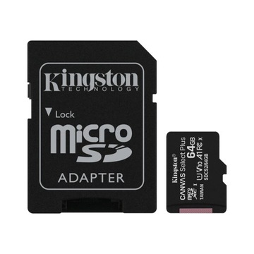 KINGSTON micro SD XC 64 ГБ UHS-I SDCS2 CANVAS PLUS
