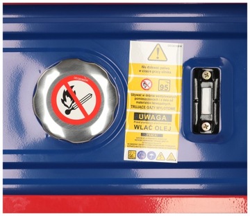 Agregat prądotwórczy DEDRA generator prądu 3,2kW 2,8kVA 210cm³ AVR 2x230V