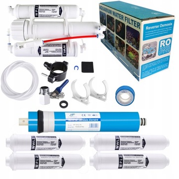 FILTR AKWARYSTYCZNY RO3 OSMOZA 75 GPD + 2 KPL