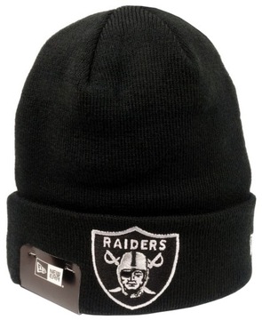 NEW ERA Czapka Zimowa RAIDERS NFL Las Vegas BEANIE Bardzo Ciepła