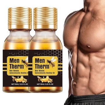 Hot Bee Venom dla mężczyzn,Hot Bee Venom Chest Contouring dla mężczyzn 2SZT