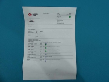TEST VSTŘIKOVACÍ TRYSKA ALFA ROMEO 147 0445110068 1.9 JTD