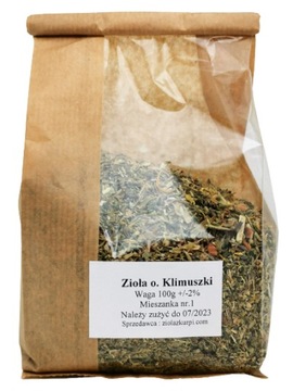 Zioła nr.1 Ojca Klimuszki ciąża 100g Zioła z Kurpi