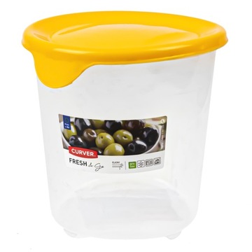OKRĄGŁY POJEMNIK PLASTIKOWY CURVER 1L NA ŻYWNOŚĆ
