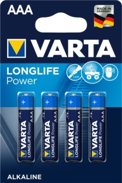 Щелочная батарея Varta Longlife Power 9 В (6F22), упаковка из 10 шт.