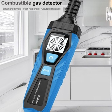 Детектор горючих газов с двойной сигнализацией портативный термометр с высоким LC