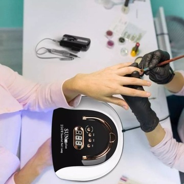 УФ-СВЕТОДИОДНАЯ ЛАМПА ДЛЯ НОГТЕЙ SUN C4 PLUS 256 Вт ГИБРИД