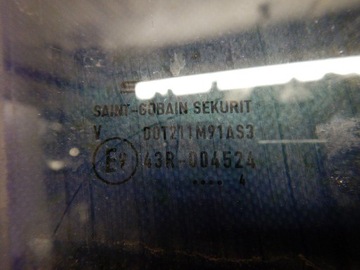 SEAT ALTEA 04- SKLO (OKNO) DVEŘNÍ ZADNÍ PRAVÁ