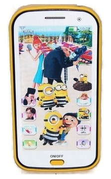 Minionki TELEFON dotykowy Smartfon LED Nagrywanie