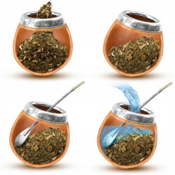 Набор Yerba Mate Guarana BIG Gourd Bombilla