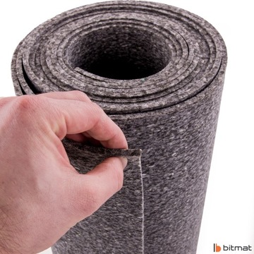 Губка звукоизоляционная ТИХО ЗВУЧИТ стены 1М2, подложка под панели пола