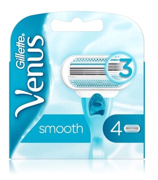 Gillette Venus Smoth Wkłady do Maszynki 4 szt