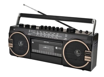 БУМБОКС РЕТРО BLUETOOTH Радио FM/AM/SW USB SD