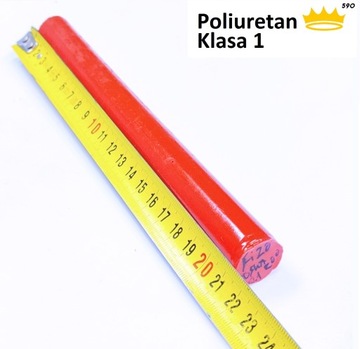 Полиуретан Fi20 80Sha Красный вал токарного станка