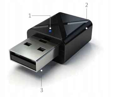 АДАПТЕР ПЕРЕДАТЧИКА АВТОМОБИЛЬНЫЙ ПРИЕМНИК АУДИОПЕРЕДАЧА BLUETOOTH 5.0 10 м