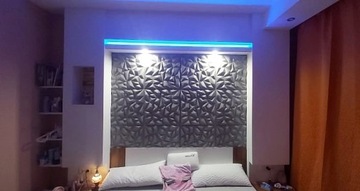 ПЕНОСТЕНОВЫЕ ПАНЕЛИ, 3D КАССЕТЫ, Аметист, ЧЕРНЫЙ