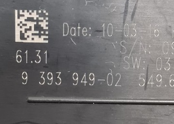 BMW F20 F21 2 F22 3 F30 F31 4 F32 SPÍNAČ SVĚTEL