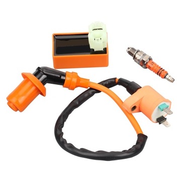 Катушка модуля зажигания скутера 4T GY6 139QMB комплект