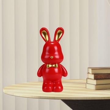Небьющийся контейнер Lovely Money Statue красного цвета
