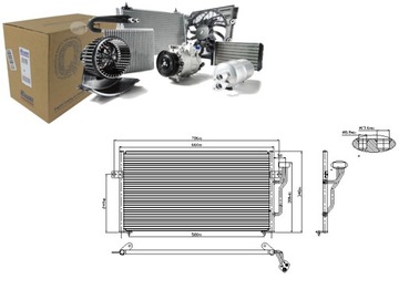 CHLADIČ KLIMATIZACE MITSUBISHI CARISMA SPACE S