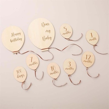 Воздушные шары Milestone Monthly Baby Milestone 9 шт.