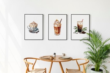 Набор из 3-х постеров 30х40 А3 БОХО Акварель БОЛЬШОЙ ВЫБОР