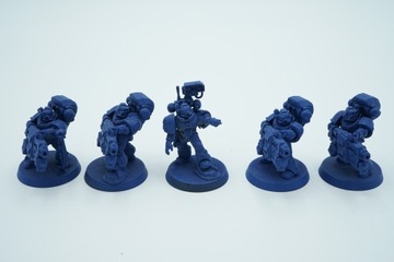 Warhammer 40k Space Marines Devastators zestaw 5 figurek plastik