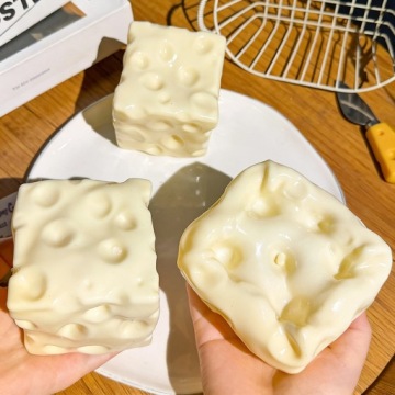 Форма сиру Іграшка для стискання Кубик сиру Затискач Антистрес