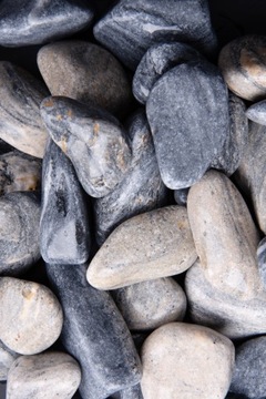 Уникальная морская галька глубиной 3-6 см, мешки по 20 кг.