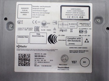 НАВИГАЦИОННОЕ РАДИО NAVI ЗАВОД ЕВРОПА 5JA919604A 5Q0035864A SKODA RAPID 15R