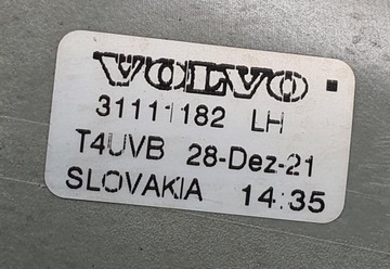 HALOGEN LEVÝ PŘEDNÍ VOLVO XC90 31111182