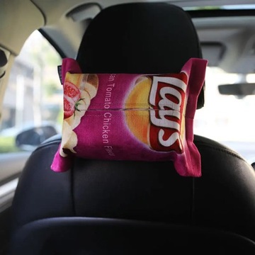 Творческая коробка для салфеток, тканевая упаковка, сумка в форме кармана для хранения салфеток