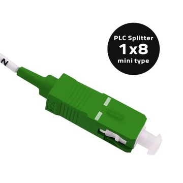 Splitter 1x8 SC/APC-SC/APC G.657A Singlemode 0.9mm