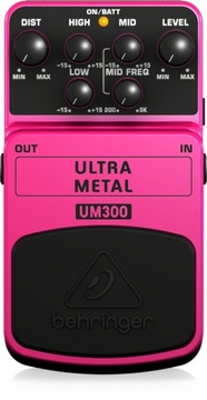 Гитарный эффект Behringer UM300 Ultra Metal + КАБЕЛЬ