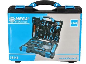 НАБОР ИНСТРУМЕНТОВ, торцевые ключи, биты 144 шт. МЕГА