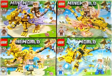 Duży Zestaw Klocki OBM MineWorld 695 elementów