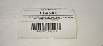 LIŠTA DEKORACE DESKY KONZOLA SEAT ARONA EVROPA 6F1858416D