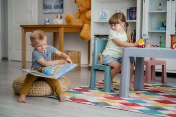 СТОЛ 2 стула 3в1 Столешница Sandbox для кубиков