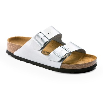 Dámske šľapky BIRKENSTOCK Arizona BF Narrow silver 39 EU